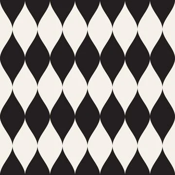 Vector seamless pattern. Repeating geometric abstract elements. Stylish monoc 库存插图