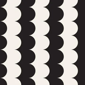 Vector seamless pattern. Repeating geometric abstract elements. Stylish monoc 库存插图