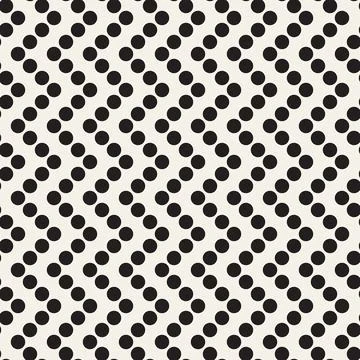 Vector seamless pattern. Repeating geometric abstract elements. Stylish monoc Illustrazione stock