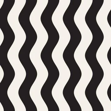 Vector seamless pattern. Repeating geometric elements. Stylish monochrome b.. 库存插图