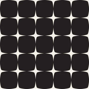 Vector seamless pattern. Repeating geometric elements. Stylish monochrome b.. 스톡 일러스트