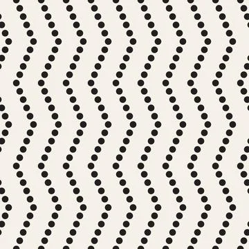 Vector seamless pattern. Repeating geometric elements. Stylish monochrome b.. 스톡 일러스트