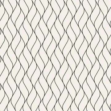 Vector seamless pattern. Repeating geometric elements. Stylish monochrome b.. Illustrazione stock