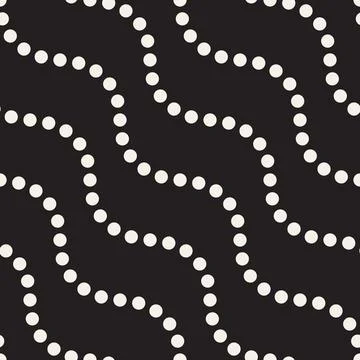 Vector seamless pattern. Repeating geometric elements. Stylish monochrome b.. 스톡 일러스트