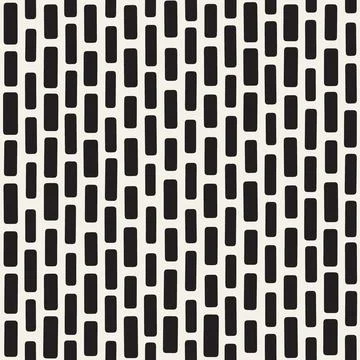 Vector seamless pattern. Repeating geometric elements. Stylish monochrome b.. 스톡 일러스트