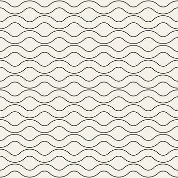Vector seamless pattern. Repeating geometric elements. Stylish monochrome b.. Illustrazione stock