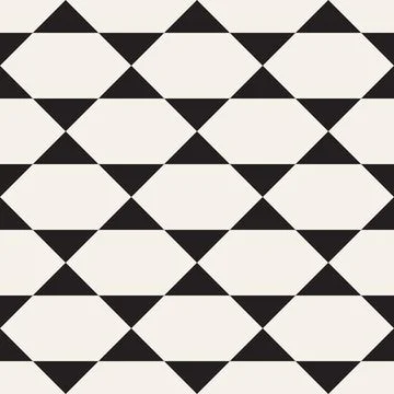 Vector seamless pattern. Repeating geometric elements. Stylish monochrome b.. Stock Illustration