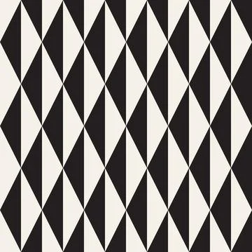 Vector seamless pattern. Repeating geometric elements. Stylish monochrome b.. 스톡 일러스트