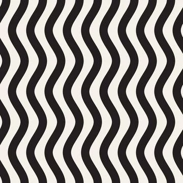 Vector seamless pattern. Repeating geometric elements. Stylish monochrome b.. 스톡 일러스트