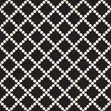 Vector seamless pattern. Repeating geometric elements. Stylish monochrome b.. 스톡 일러스트