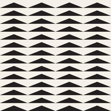 Vector seamless pattern. Repeating geometric elements. Stylish monochrome b.. Illustrazione stock