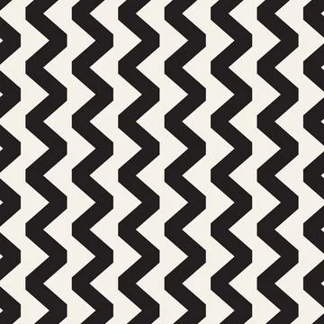 Vector seamless pattern. Repeating geometric elements. Stylish monochrome b.. 库存插图
