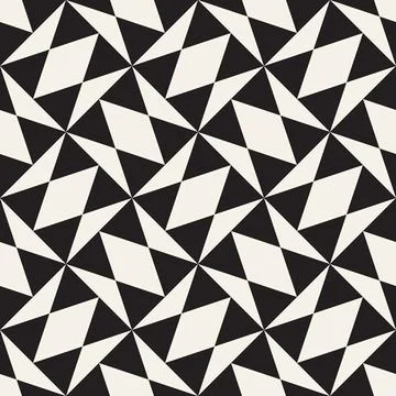 Vector seamless pattern. Repeating geometric abstract elements. Stylish monoc 库存插图