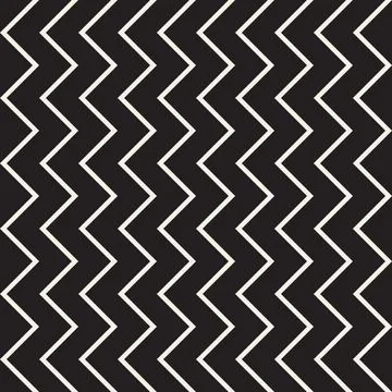 Vector seamless pattern. Repeating geometric abstract elements. Stylish monoc Illustrazione stock