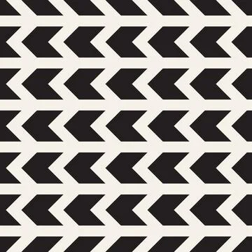 Vector seamless pattern. Repeating geometric abstract elements. Stylish monoc 스톡 일러스트