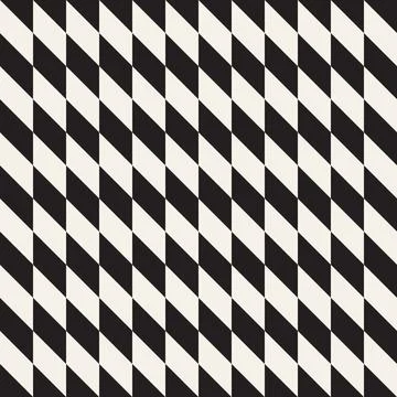 Vector seamless pattern. Repeating geometric abstract elements. Stylish monoc 스톡 일러스트