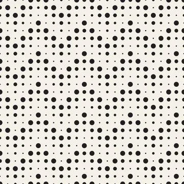 Vector seamless pattern. Repeating geometric elements. Stylish monochrome b.. 스톡 일러스트