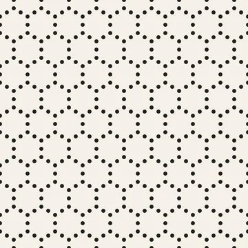 Vector seamless pattern. Repeating geometric abstract elements. Stylish monoc イラスト素材