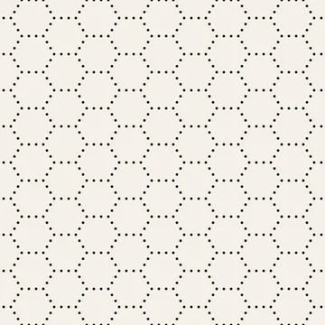 Vector seamless pattern. Repeating geometric abstract elements. Stylish monoc Illustrazione stock