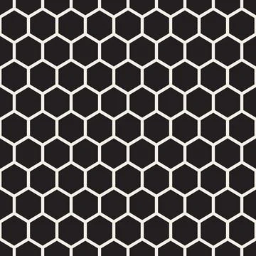 Vector seamless pattern. Repeating geometric abstract elements. Stylish monoc Illustrazione stock