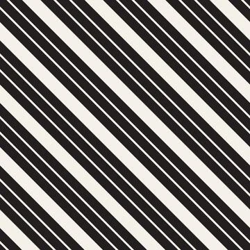 Vector seamless pattern. Repeating geometric abstract elements. Stylish monoc Illustrazione stock