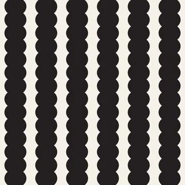 Vector seamless pattern. Repeating geometric abstract elements. Stylish monoc 스톡 일러스트
