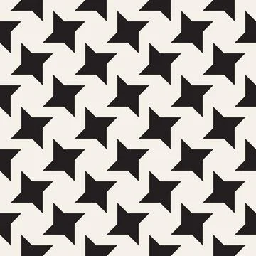 Vector seamless pattern. Repeating geometric elements. Stylish monochrome b.. Illustrazione stock
