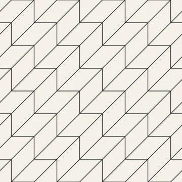 Vector seamless pattern. Repeating geometric abstract elements. Stylish monoc 库存插图