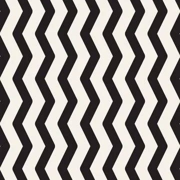 Vector seamless pattern. Repeating geometric elements. Stylish monochrome b.. Stock Illustration