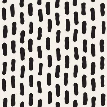 Vector seamless pattern. Repeating geometric elements. Stylish monochrome b.. 库存插图