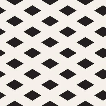 Vector seamless pattern. Repeating geometric elements. Stylish monochrome b.. 스톡 일러스트