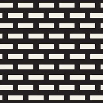 Vector seamless pattern. Repeating geometric elements. Stylish monochrome b.. Illustrazione stock