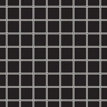 Vector seamless pattern. Repeating geometric elements. Stylish monochrome b.. Stock Illustration