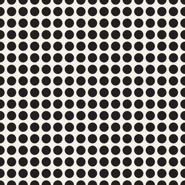Vector seamless pattern. Repeating geometric abstract elements. Stylish monoc Illustrazione stock