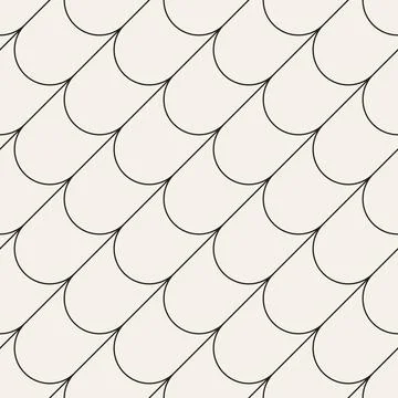 Vector seamless pattern. Repeating geometric elements. Stylish monochrome b.. 스톡 일러스트