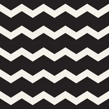 Vector seamless pattern. Repeating geometric elements. Stylish monochrome b.. 库存插图