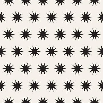 Vector seamless pattern. Repeating geometric abstract elements. Stylish monoc 库存插图