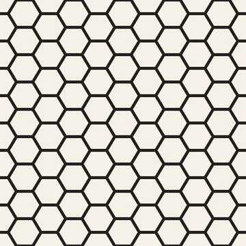 Vector seamless pattern. Repeating geometric elements. Stylish monochrome b.. イラスト素材