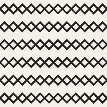 Vector seamless pattern. Repeating geometric abstract elements. Stylish monoc 스톡 일러스트