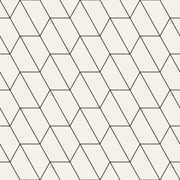 Vector seamless pattern. Repeating geometric abstract elements. Stylish monoc 库存插图