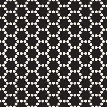 Vector seamless pattern. Repeating geometric abstract elements. Stylish monoc Illustrazione stock
