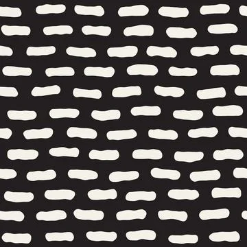 Vector seamless pattern. Repeating geometric elements. Stylish monochrome b.. Illustrazione stock