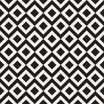 Vector seamless pattern. Repeating geometric lines. Abstract lattice backgr.. Stock Illustration