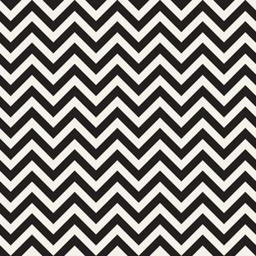 Vector seamless pattern. Repeating geometric abstract elements. Stylish monoc Stock Illustration
