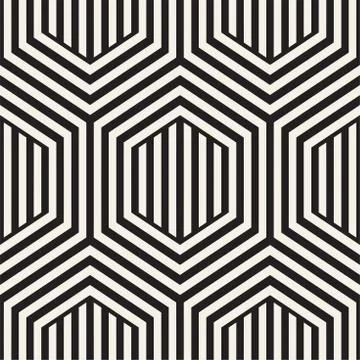 Vector Seamless Pattern. Repeating Lattice Abstract Background. Linear Grid From Stock Illustration