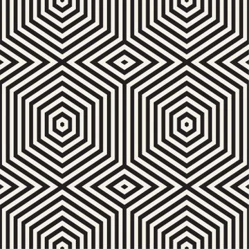 Vector Seamless Pattern. Repeating Lattice Abstract Background. Linear Grid From Stock Illustration