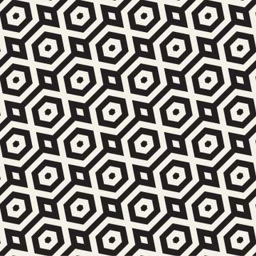 Vector Seamless Pattern. Repeating Lattice Abstract Background. Linear Grid From 스톡 일러스트