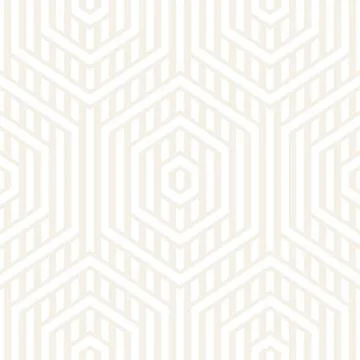 Vector Seamless Pattern. Repeating Lattice Abstract Background. Linear Grid From イラスト素材