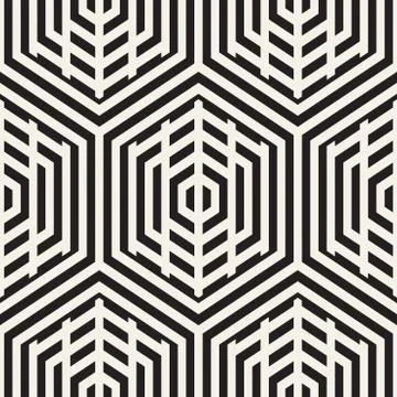 Vector Seamless Pattern. Repeating Lattice Abstract Background. Linear Grid From Stock Illustration