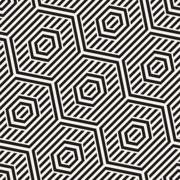Vector Seamless Pattern. Repeating Lattice Abstract Background. Linear Grid From Stock Illustration